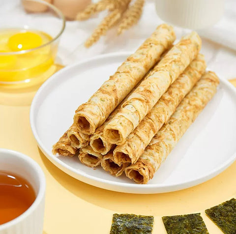 Egg Roll Wafers Seaweed Roll Wafers 432g*8box/Case