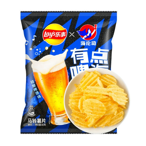 Lay’s Potato Chip Craft Beer Flavor 60g*22bags/Case