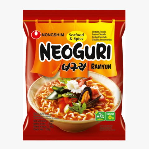 Nong Shim Neoguri Spicy Seafood Ramyun 16*120g/Case
