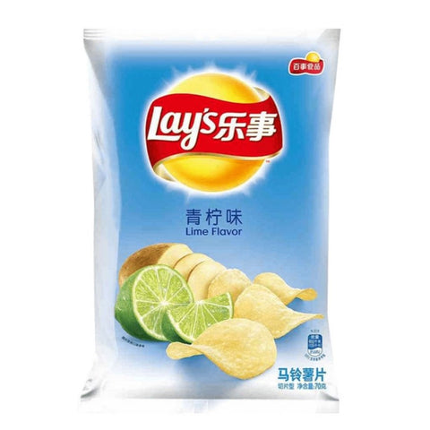 乐事薯片 青柠檬味 60克/箱