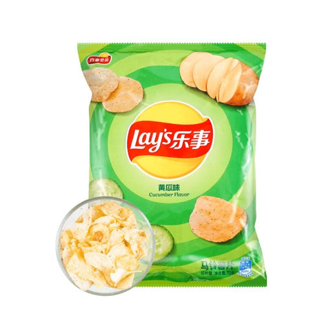 乐事薯片 袋装黄瓜味 22包*70克/箱