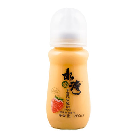 水恋湾 风味酸奶草莓味 20瓶*280毫升/箱