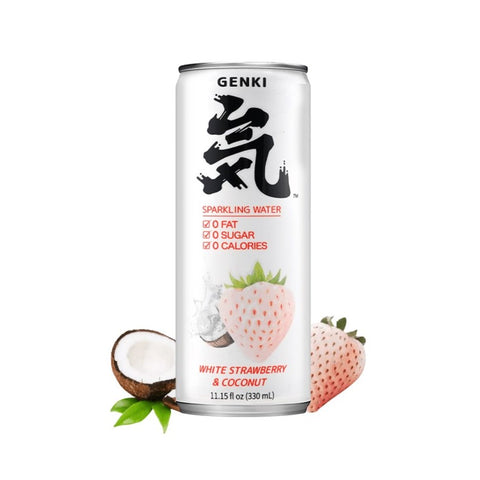 GF Sparkling Water White Strawberry & Coconut 330ml*6cans*4packs/Case