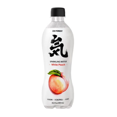 GF Sparkling Water White Peach Flavor 15btls*480ml/Case