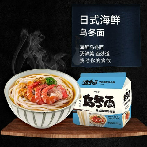 JML Udon Noodle Seafood Flavor 6pack*5bag*129g/Case