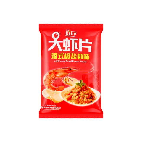 Prawn Cracker Cantonese Fried Prawn Flavor 80g*12bag/Case