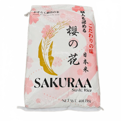 Sakuraa Sushi Rice 40LBS – Topfoo