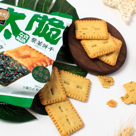 Seaweed Biscuit Ribs Flavor 150g*12bags/Case
