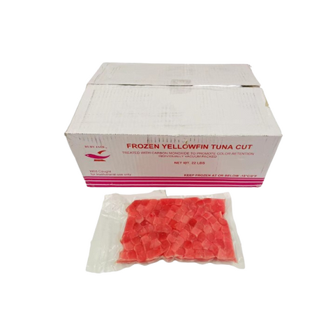 Frozen Yellowfin Tuna Cube 22LBS/Case
