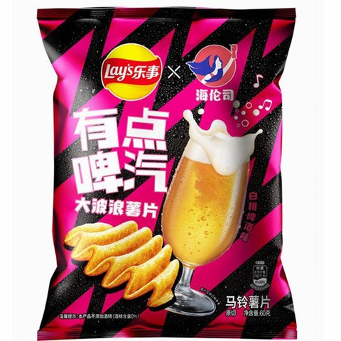 Lay‘s Potato Chips White Peach Beer Flavor 60g*22bags/Case