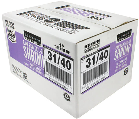 FZN Seamazz 31/40 Raw P&W P&D T/Off Shrimp 10*2LBS/Case