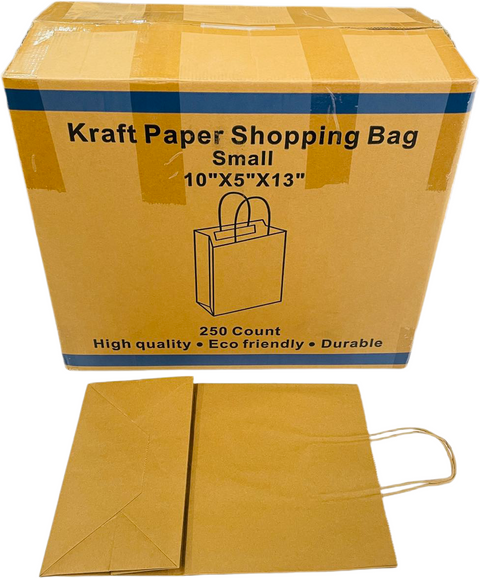 PB-10513K Paper Bag W Handle Small-250/Case