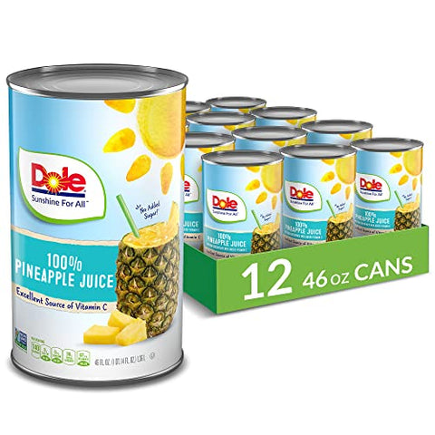 Dole Pineapple Juice 12*46oz/Case