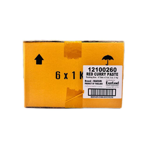 Maesri Red Curry Paste 6 TUB * 35 oz / Case
