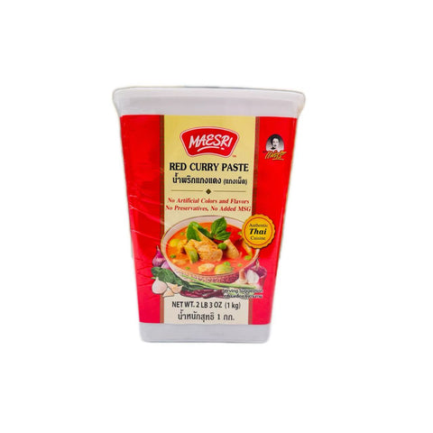 Maesri Red Curry Paste 6 TUB * 35 oz / Case
