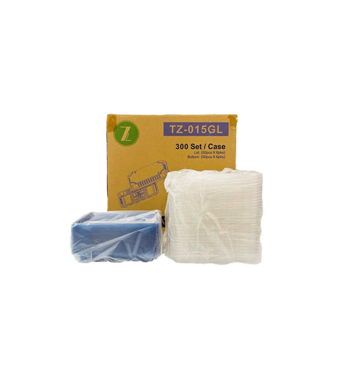 TZ - 015GL Sushi Tray Box  300 Set  / Case