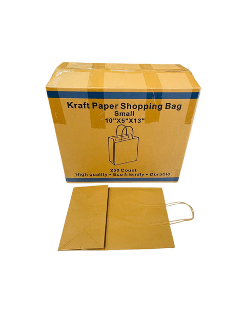 PB-10513K Paper Bag W Handle Small-250/Case