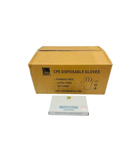 CPE Disposable Gloves  (4000pcs,40×100pcs)  / Case
