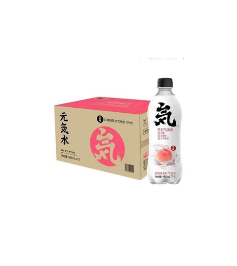 GF Sparkling Water White Peach Flavor 15btls*480ml/Case