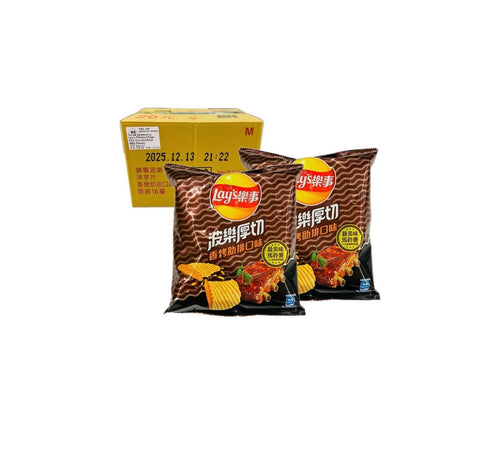 Lay's Potato Chips -Rich cut (Artificial BBQ Flavor) 34g * 12 / Case