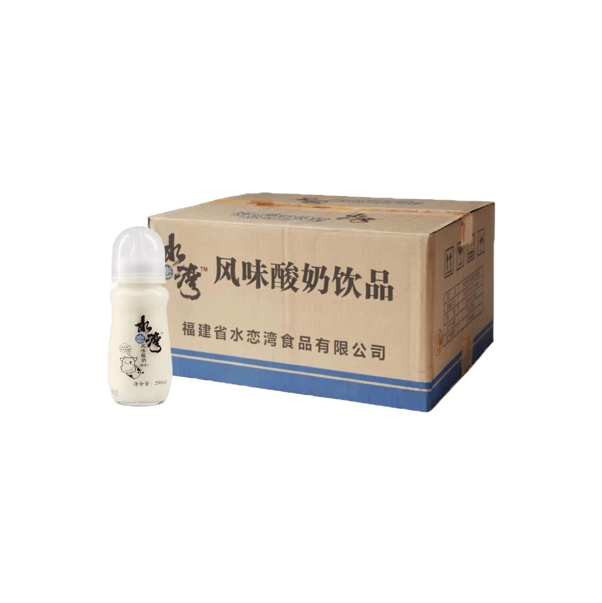 乳液・ミルク yu-channel SLW Yogurt Drink Original 20btls*280ml/Case – Topfoo