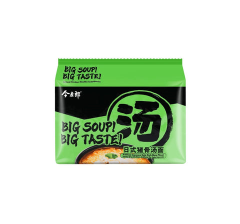 JML Japanese Pork Bone Soup Flavor Noodles 138g*5*6bags/Case