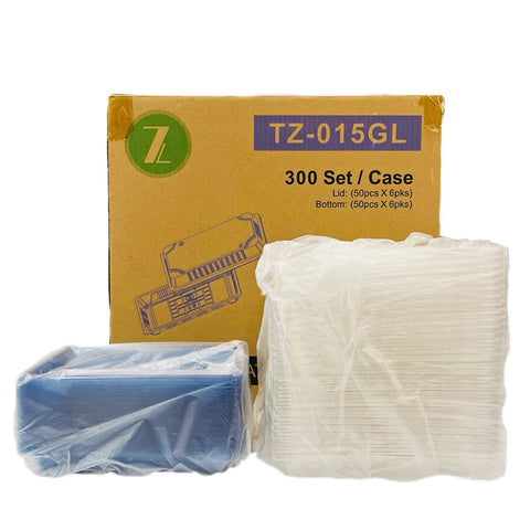 TZ - 015GL Sushi Tray Box  300 Set  / Case