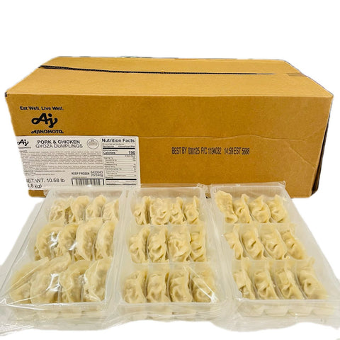 Pork & Chicken Gyoza Dumplings 20x (240g*12Pcs) 10.58LBS / Case