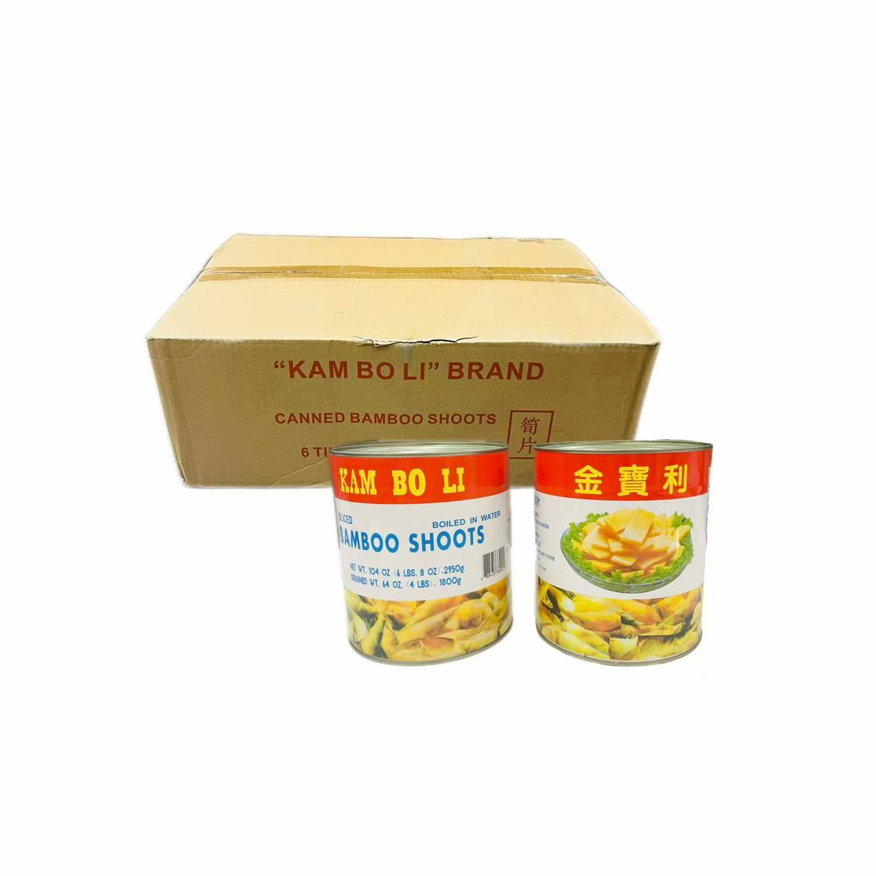 KAM BO LI Sliced Bamboo Shoots 6*104oz / Case – Topfoo