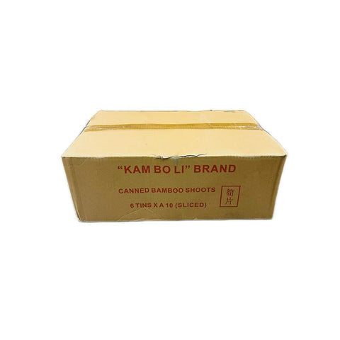 KAM BO LI Sliced Bamboo Shoots 6*104oz / Case