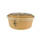 Round kraft paper lunch box 300/Case