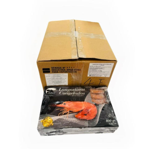 Frozen Argentina Red Shrimp Head On shell On L1