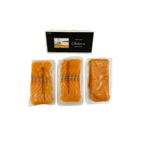 Farm Raised Salmon Portn 8 oz / 10LB / Case