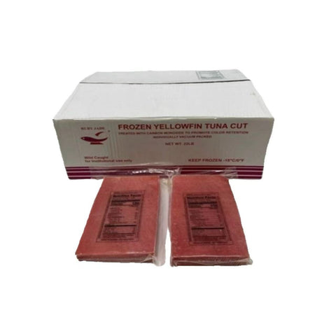 Frozen Yellowfin Tuna Cut Saku AAA 22 LBS/Case