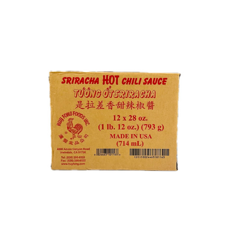 Huy Fong Sriracha Sauce 12*28oz/Case