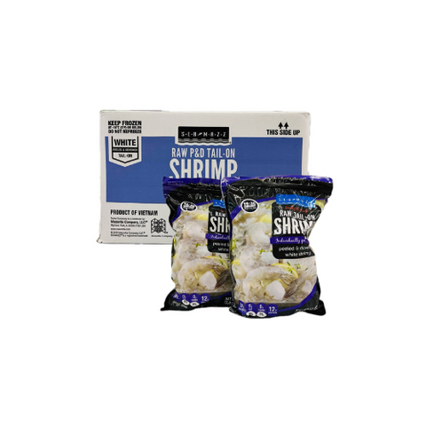 Frozen Seamazz Raw P&D Tall-On Shrimp 16/20 (10*2LBS) / Case