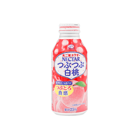 Fujiya-Tubutubu White Peach Juice 380ml*24Bottles/Case