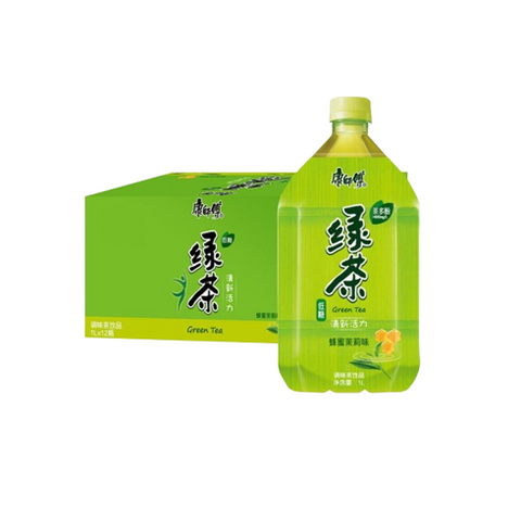 康师傅 绿茶蜂蜜茉莉味 1升*12瓶/箱