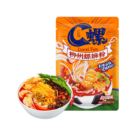 LQ Instant Spicy Rice Noodle Super Original 400g*30bag/Case