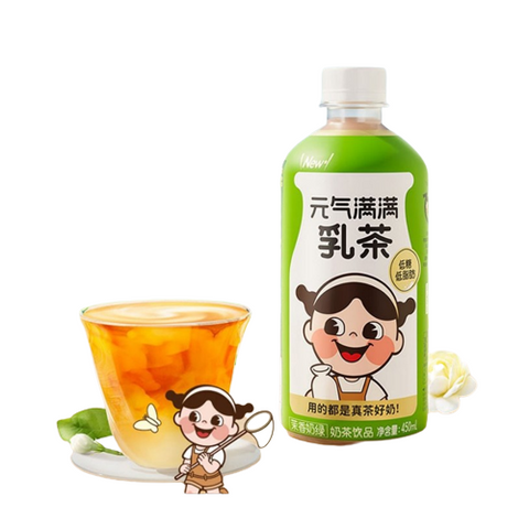 GF Milk Tea Jasmine Flavor 450ml*12btls/Case