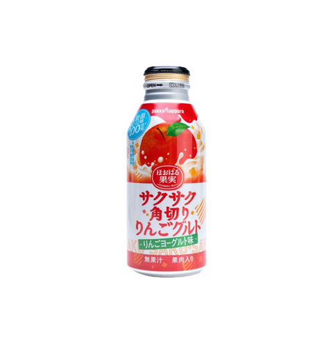 百佳札幌果汁果肉 苹果酸奶味 380毫升*24瓶/箱