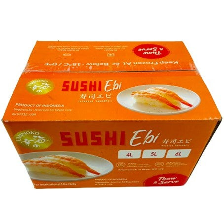 寿司红虾 5升 30包*20盘 4.8千克/箱