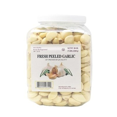 Fresh Peeled Garlic 5LBS
