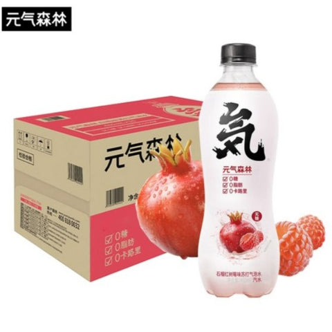 元气森林 气泡水石榴红树莓味 15瓶*480毫升/箱